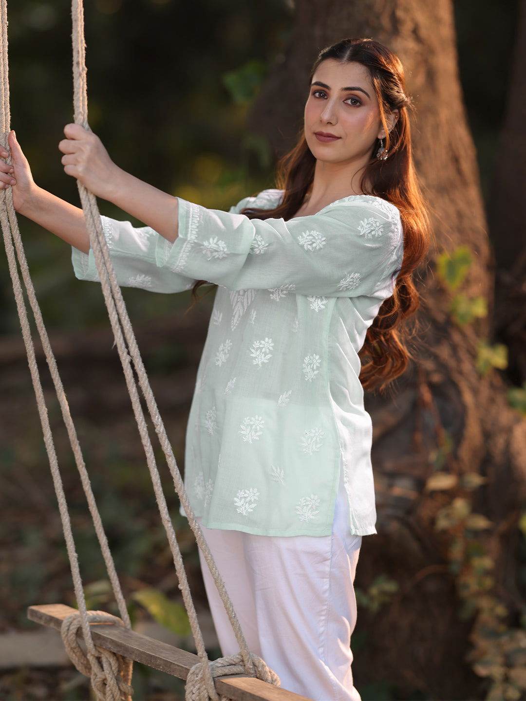 LEILA Chikankari Top - KRI CHIKANKARI